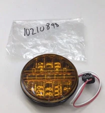 Dialight 41001AB803 Light Tail Turn Stop 4" Round Amber 41 Series 12.0V 10210898