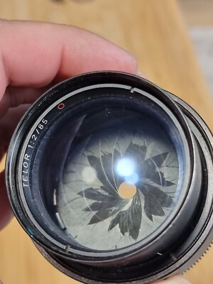 RARE Soviet lens TELOR 1 : 2 / 85 Red O | eBay