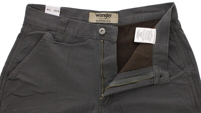 Wrangler Authentics Met fleece gevoerde cargobroek voor heren, 30W / 30L