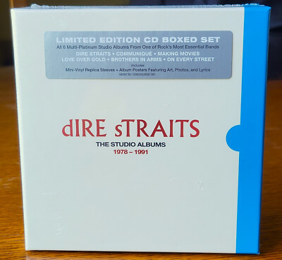 Dire Straits The Studio Albums 1978 - 1991 6 CD Box Set New Sealed NEU