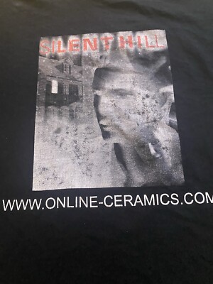 XL Silent Hill 2 x Online Ceramics Black Welcome to SH Tee t Shirt