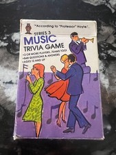 Vintage According to Professor Hoyle 1984 Series 3 Music Trivia Game