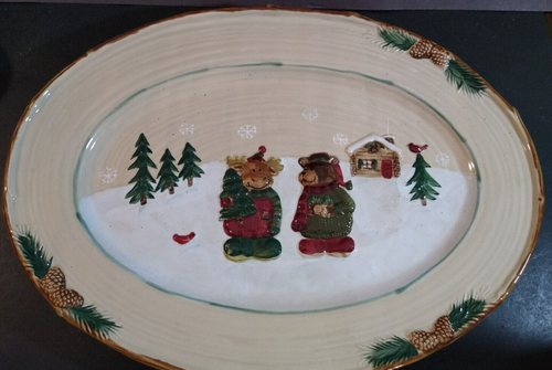 St Nicholas Square 18" Serving Platter - Picture 2 of 12