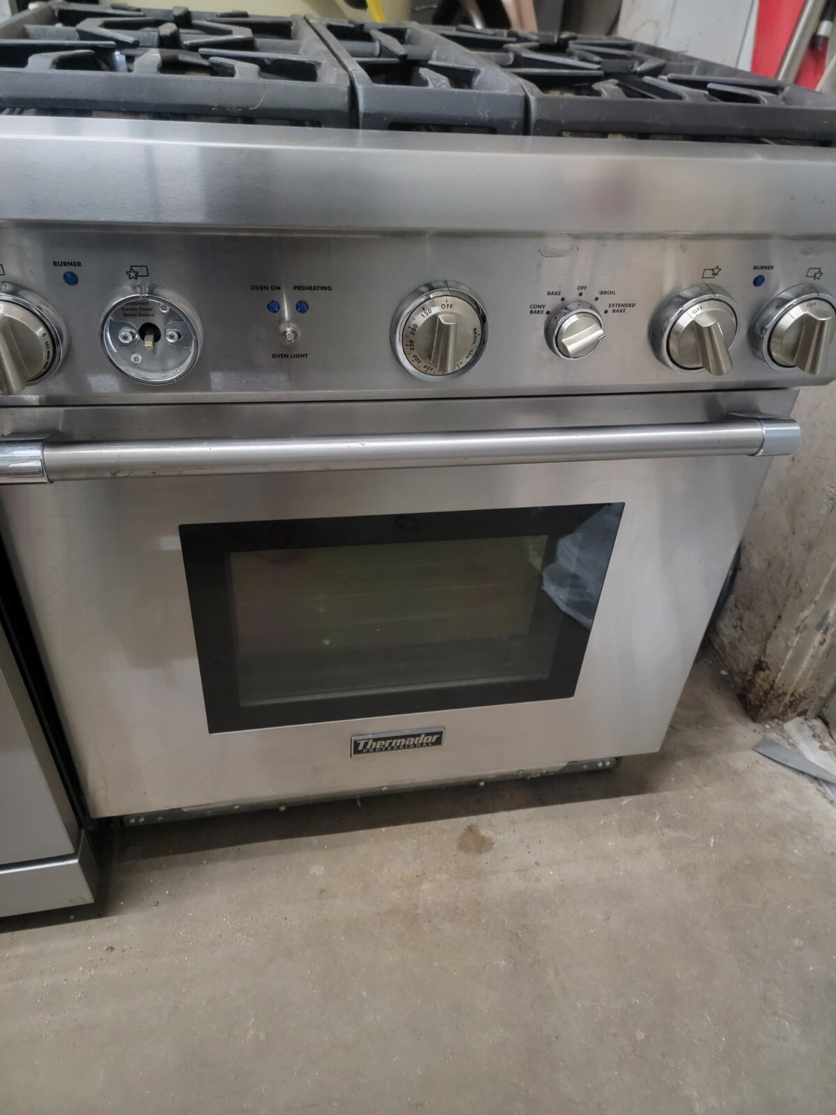 Thermador PRG304GH 30" PRO All Gas Range Oven 4 Burner Stainless Steel