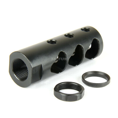 Steel 1/2x28 Thread Muzzle Brake for .223 | eBay