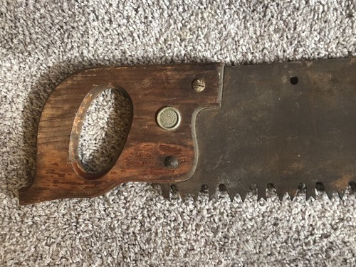 Vintage Two Man Pennsylvania Saw Corp. 53”? Bucksaw Buck Hand Handsaw, No. 400? - Picture 4 of 12