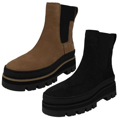 Damen Clarks 'Orianna2 Top 'Freizeit Grob Hineinschlüpfen Leder