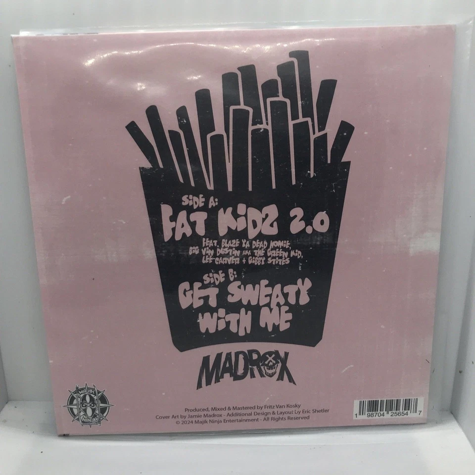 Twiztid Jamie Madrox Fat Kidz 2.0 7 INCH BUBBLEGUM VINYL BRAND NEW MNE BLAZE - Image 2 of 2