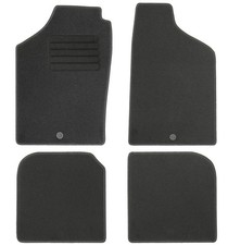 Fußmatten Set für VW Polo 86C 1986-1994 Autoteppiche mit 100% Passform Schwarz