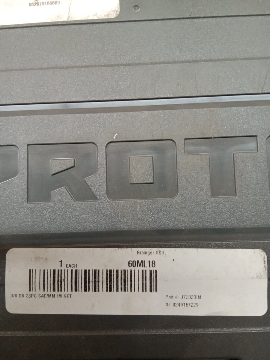 【poromeria-923】 PROTO J72323IM Socket Set,3/8