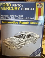 Haynes Repair Manuel 649: Ford Pinto & Mercury All Models 1975-1980