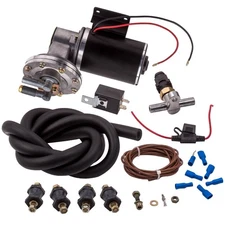 Universal Power Brake Booster 12V 18" to 22" Electric Vacuum Pump Kit