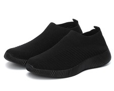 Women Slip On Walking Shoes Lightweight Breathable Comfort Sneakers