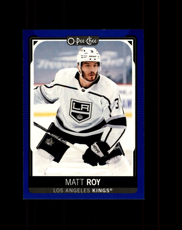 #142 Matt Roy Los Angeles Kings 2021-22 O-Pee-Chee Blue Border