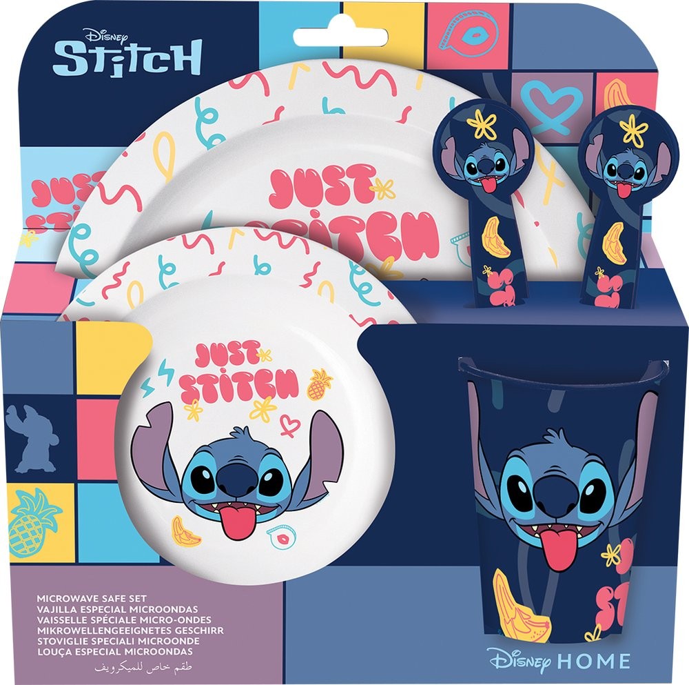 Set Pappa Bambini Disney Stitich da 5 pezzi DISNEY