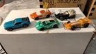 Vintage Hot Wheels Sizzlers "Redlines" Formula F-1, Boss Mustang, Hot Wings + +