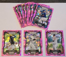 2024 Panini Prizm Pink Ice Prizm 12 Card Lot - Roger Maris - Abner Uribe RC