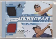 2021 SP Game Used Tour Gear Combos Blue Cap 14/15 David Duval Tom Lehman 0i47