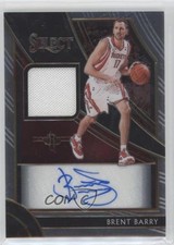 2019-20 Panini Select Memorabilia 73/199 Brent Barry #AM-BBY Auto s3g