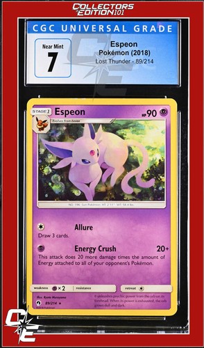 Espeon graded CGC 7 for sale on eBay