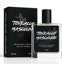 New 100ml Toxically Masculine - Pheromone Infused Eau de Cologne - Exps 9/2027