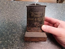 Youngstown Ics CO. Metal Advertising Match Safe Coal Coke