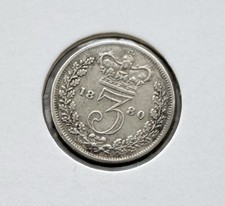 1880 Three Pence - Queen Victoria