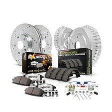 Power Stop Front and Rear Brake Kit For 2003 2004 2005 2006 2007 2008 2009 Fo...