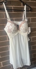 Baby Doll Nightie Set Size Medium Vintage Wedding Romantic