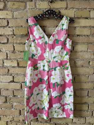 Robe d'été rose chaude Lilly Pulitzer, elle peut être arranged fleurie taille... - Photo 1/4