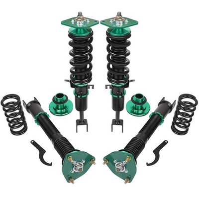 Coilover Shock Absorbers Adjustable Lowering Kit Nissan 350Z 2003-2009 Green