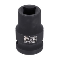 "4-Punkt Vierkant-Stecknuss FüR 1/2\\\" Antrieb 10Mm Metrisch 40CR Stahl 1.5\\\" Lang"