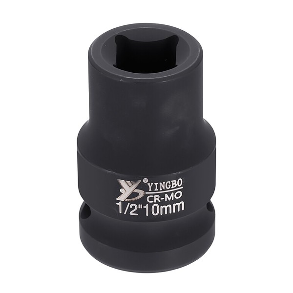 "4-Punkt Vierkant-Stecknuss FüR 1/2\\\" Antrieb 10Mm Metrisch 40CR Stahl 1.5\\\" Lang"-image