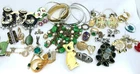 Estate Vintage Costume Jewelry Lot Watch Pins Ring Necklace Bracelets Earrings
