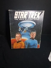 Vintage STAR TREK THE ROLE PLAYING GAME, FASA #2001, 1983, UNPUNCHED, NO DICE!