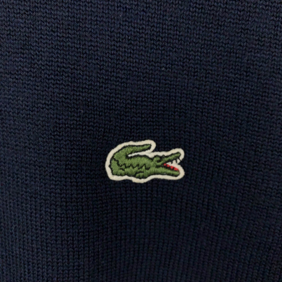 Vintage Lacoste acrylic and wool knit sweater size L men's thumbnail 5