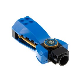 1x Lego Ninjago Handle Hand Holder Blue Gold Airjitzu Jay Flyer 70740 18585