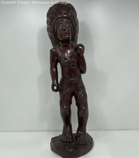 Ancienne statue amérindienne en bois