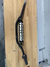 Renthal 7/8” Black Crossbar Handlebars With Black And Silver Bar Pad