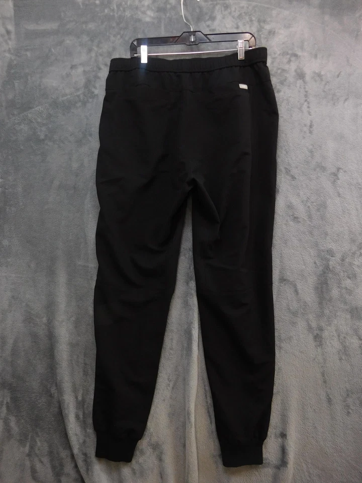 Pantalones de chándal FIGS Technical Tansen para hombre XL altos negros con cordón Foto 4 de 4