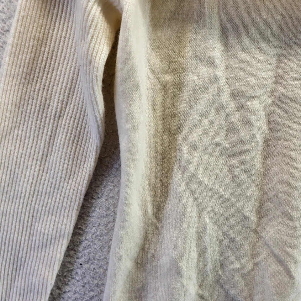 Suéter ligero con capucha Banana Republic para mujer XS tejido marfil lana cachemir nuevo con etiquetas Foto 4 de 4
