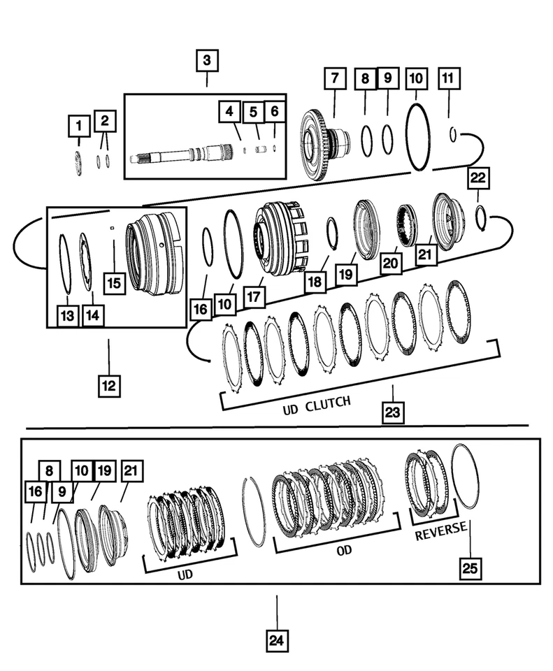 Eje de entrada Mopar genuino 5114582AA Foto 4 de 4