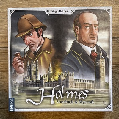 HOLMES - SHERLOCK UND MYCROFT - Ausgezeichnetes Brettspiel für zwei Spieler