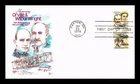 DR JIM STAMPS US COVER WRIGHT BROTHERS AIR MAIL FDC COMBO COVER CRAFT INSERT