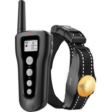 Rechargeable Dog Training Collar with Remote 1000Ft Remote Range IPX7 Waterproof