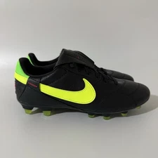 Nike Men 6/ Women 7.5 Premier 3 Firm Ground Soccer Cleat Black/Volt HM0265-008