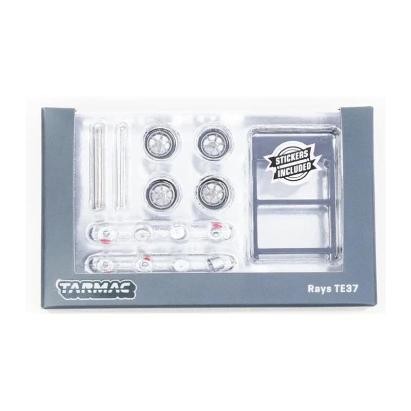 Tarmac Rays TE37 Polished Radset 1:64 (T64W-002-PL) - Bild 2 von 2