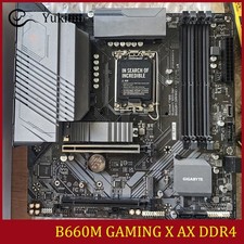 FOR GIGABYTE B660M GAMING X AX DDR4 LGA1700 128GB Micro ATX Ｍotherboard Test OK