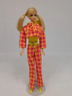 Vintage TNT PJ Doll Check the Suit #1794 No Beads Barbie Mattel Japan 1970