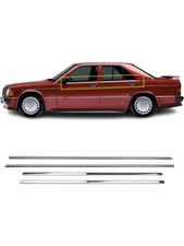 Fits Mercedes Benz W201 E-190 1983-1993 Chrome Window Trim Set 4pcs Fits Mercedes Benz W201 E-190 1983-1993 Chrome Window Trim Set 4pcs
